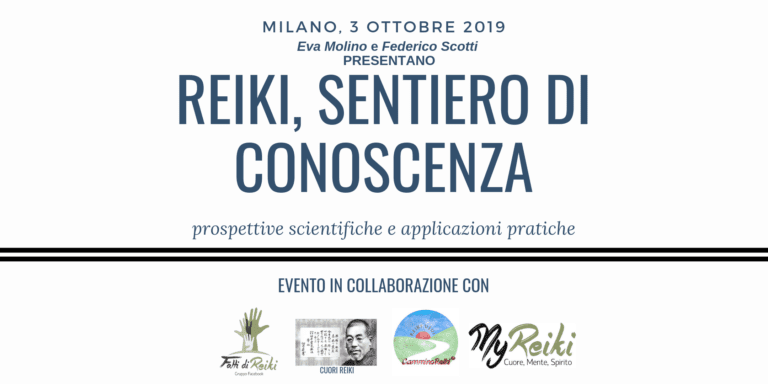 Grafica della conferenza «Reiki, Sentiero di conoscenza»
